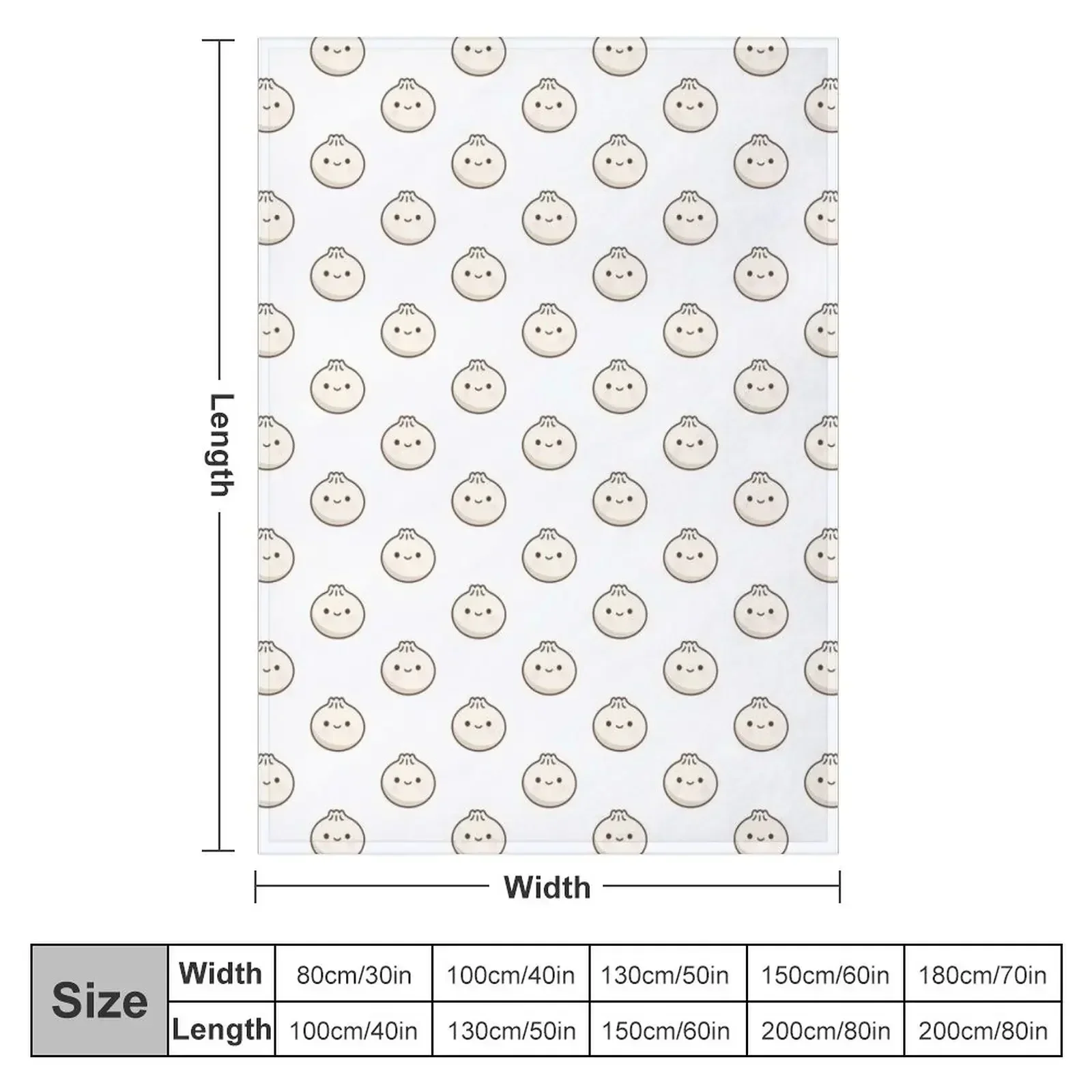 cute dumpling Throw Blanket Loose Sofa Picnic Camping funny gift for sofa Blankets