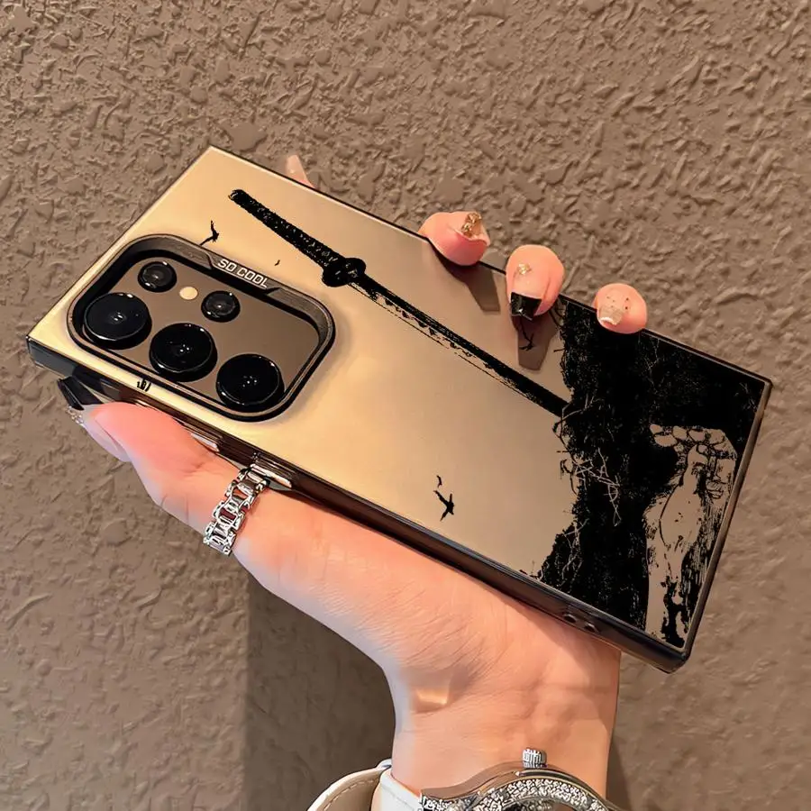 حافظة لهاتف سامسونج جالاكسي نوت 20 الترا S21 S25 S23 S20 FE S24 FE S22 Ultra S24Ultra S25Plus تشكيل سيف كاتانا #1