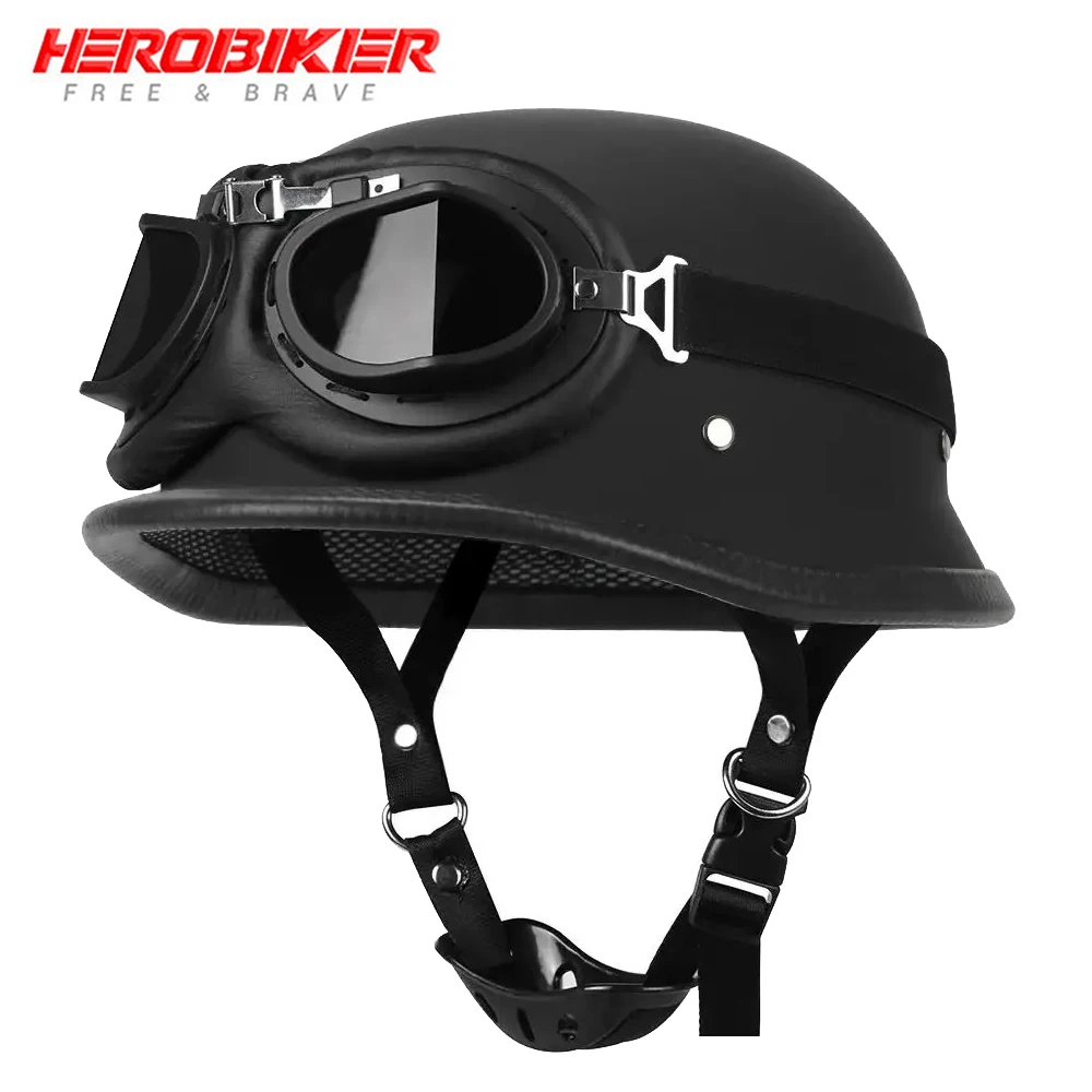 

Мужские и женские мотоциклетные шлемы в стиле ретро, мотоциклетный шлем Harley, зеркальный шлем, велосипедный полушлем, шлем для горного велосипеда