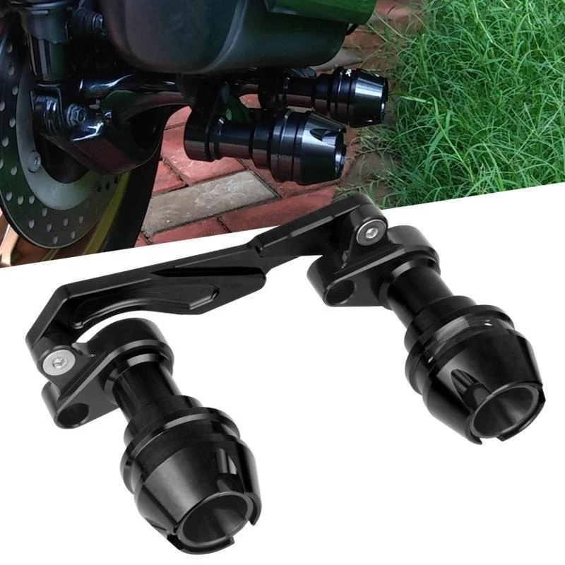 Applicable to Yamaha XMAX300/250 NMAX155 modified exhaust pipe anti-drop stick, anti-drop glue protective bar