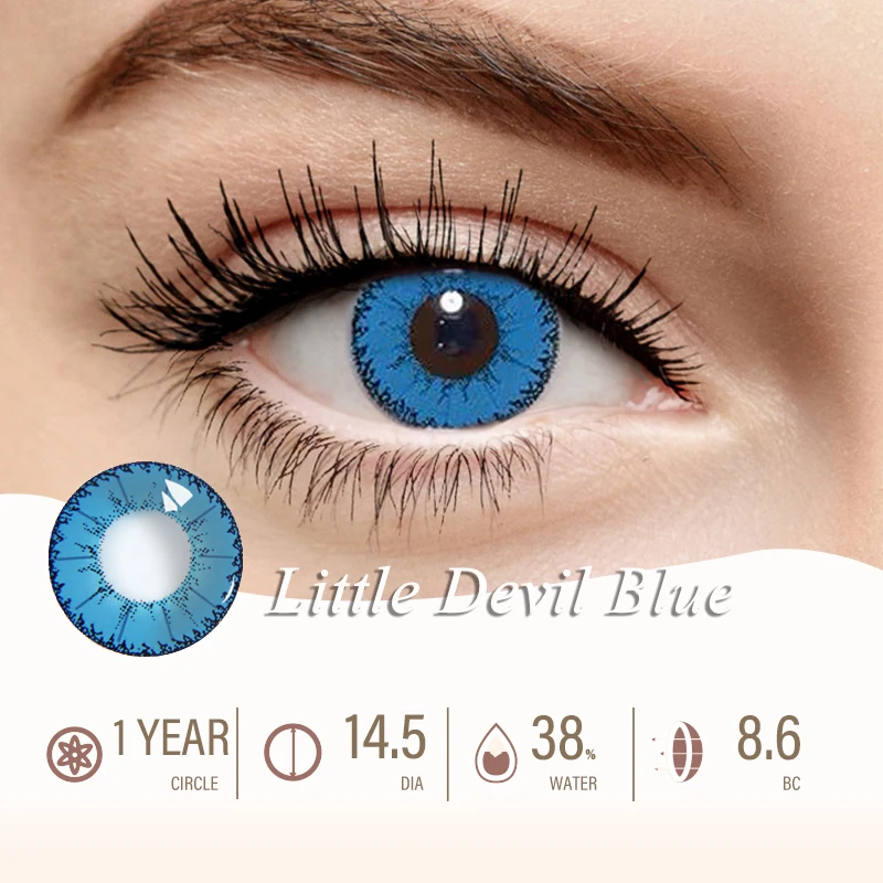 VisualClick Colored Contact Lenses Color Con Lenses Eye Color Contact Lenses for Eyes Colored Lenses Natural Colored Eye Lenses