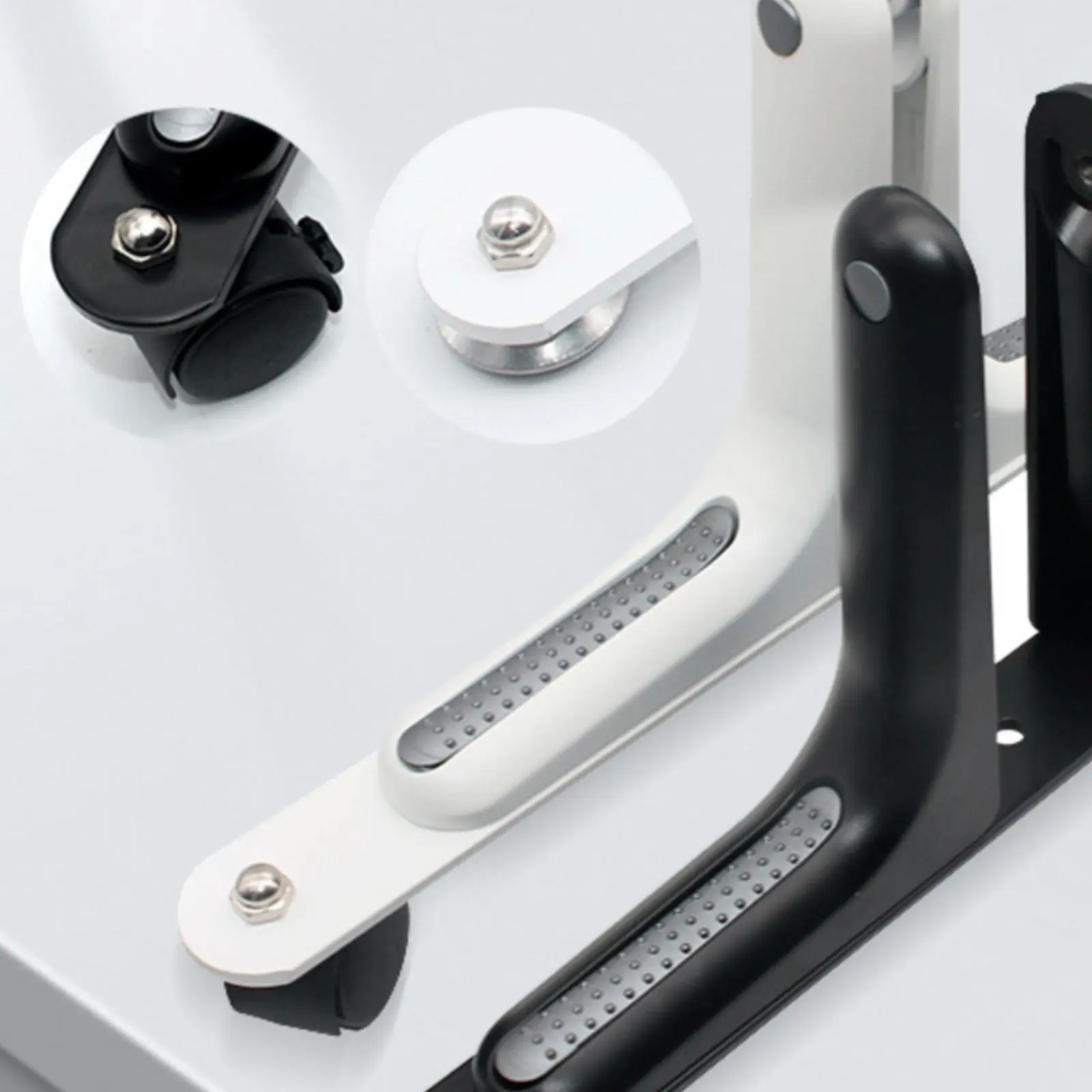 Screen Support Foot Sturdy Adjustable Screen Bracket Panel Support Bracket Anti Slip Furniture Hardware Aluminum Alloy