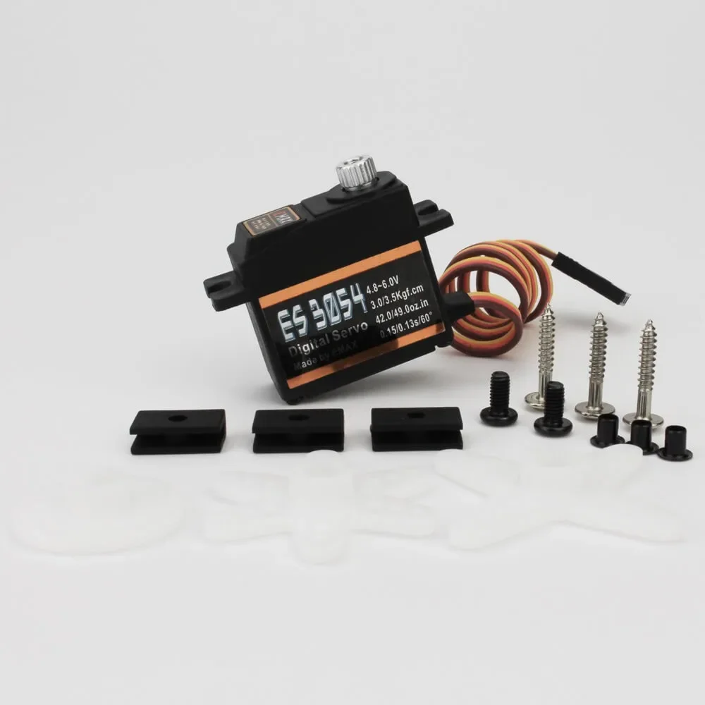 ES3054 17g 3,5kg 0,13sec 23T Metal Gear Digital Servo para atualização de avião RC ES3154