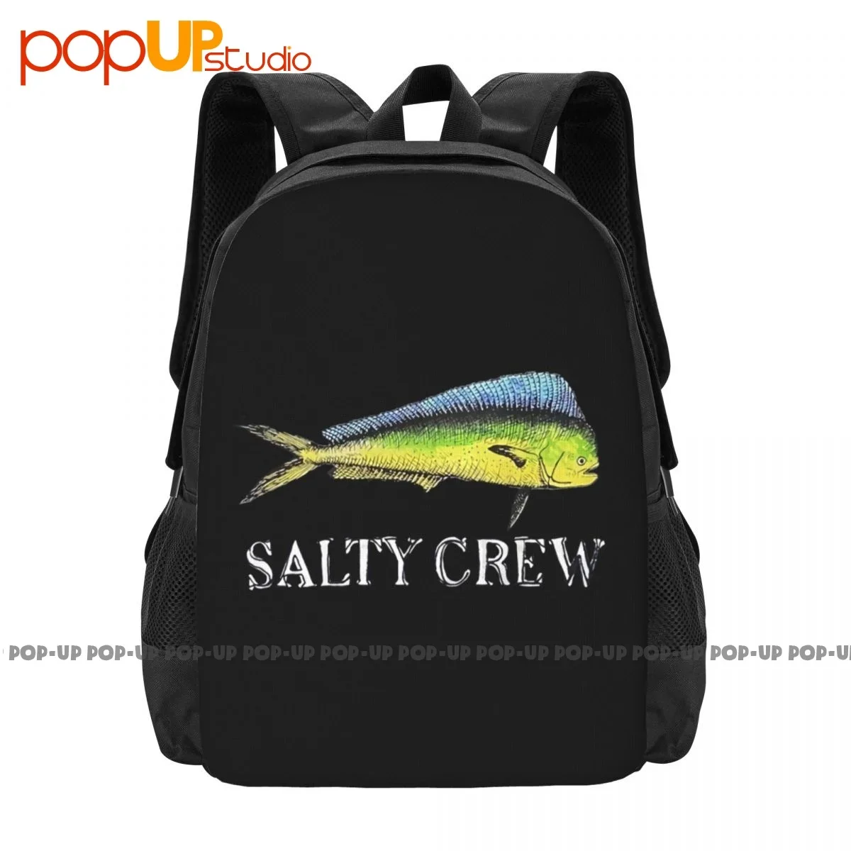 Salty Crew Fish Sail Dive P-347 Backpack Large Capacity Print Beach Bag 3d Printing Riding Backpack