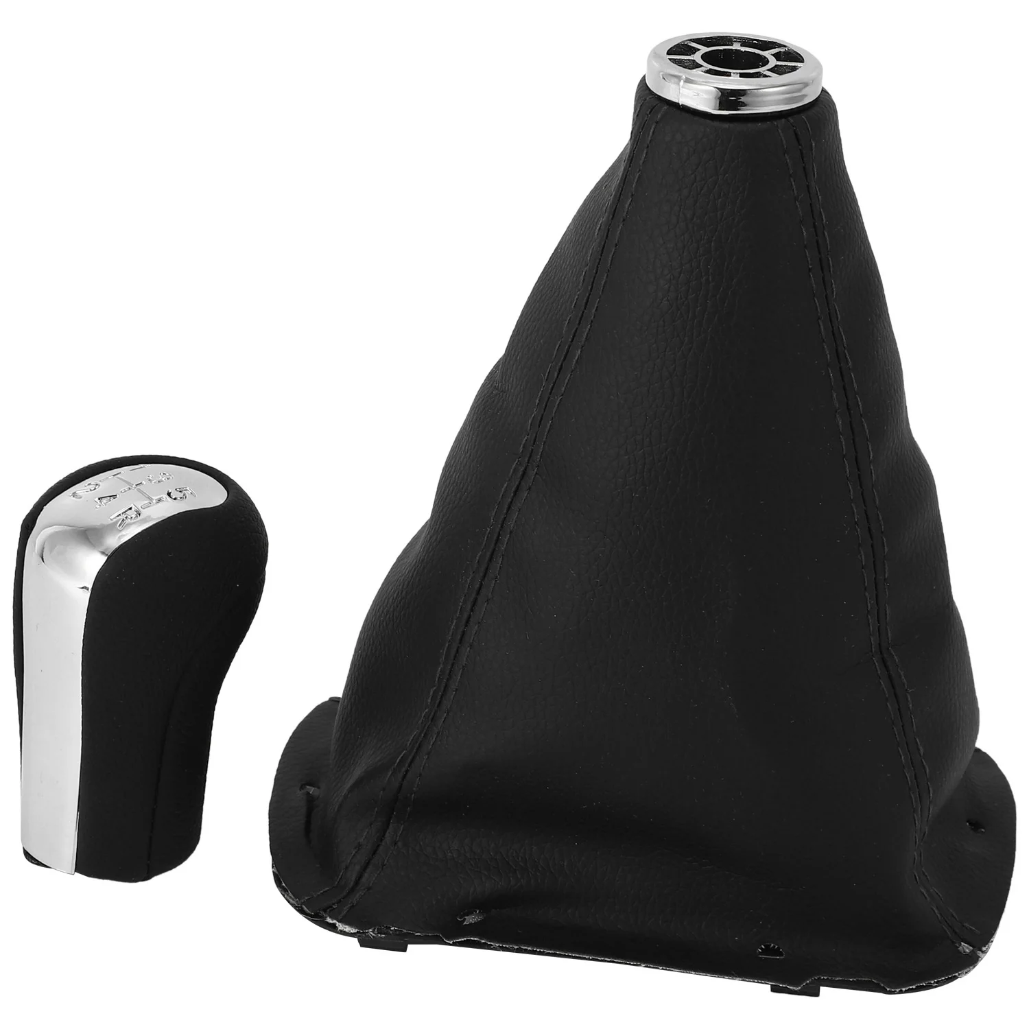 غطاء مقبض تغيير التروس من جلد PU للسيارة ، مقبض تغيير الحركة 5 سرعاتToyota Avensis T25 MK2 II-way