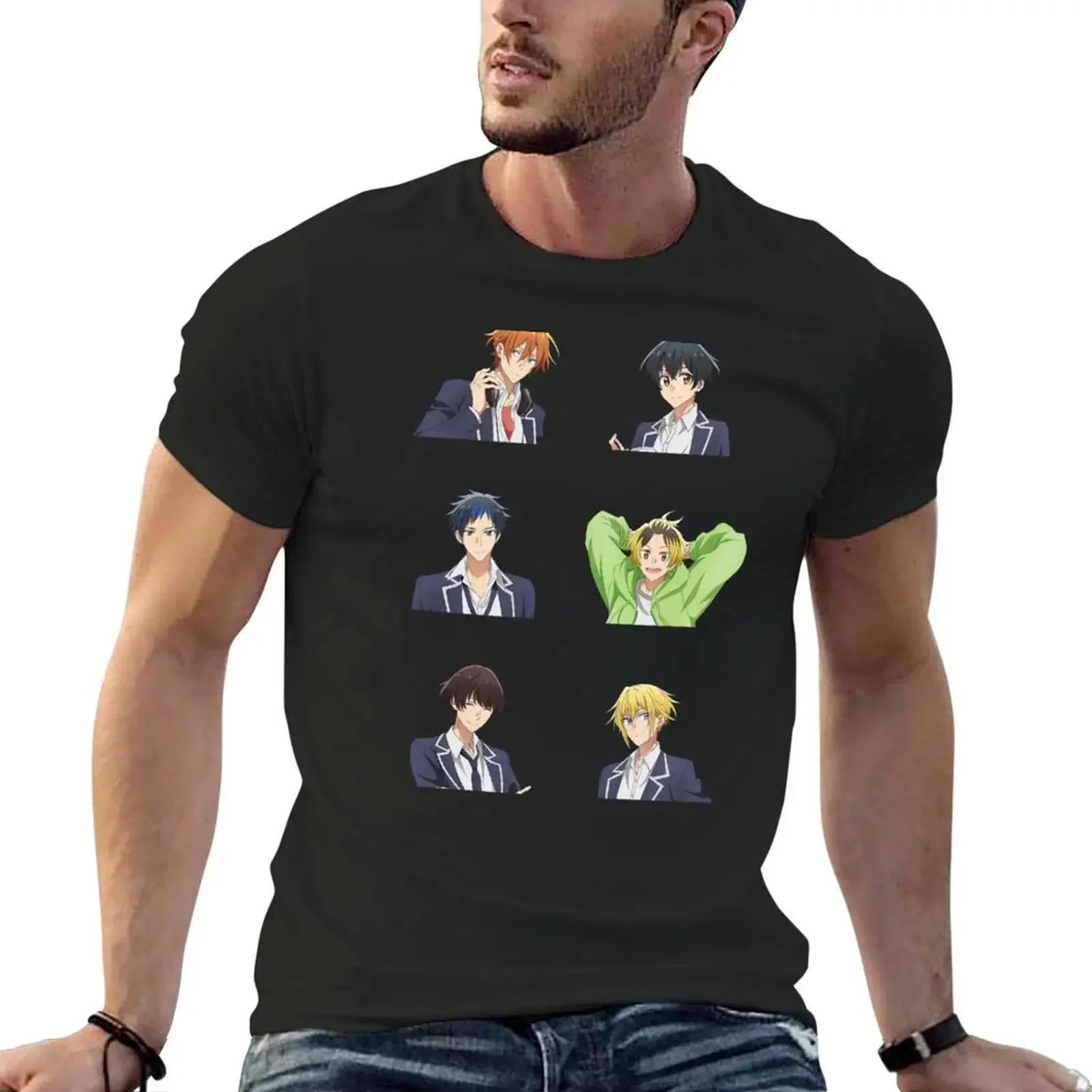 Sasaki and Miyano anime T-Shirt graphic shirts anime clothes blanks vintage mens t shirts