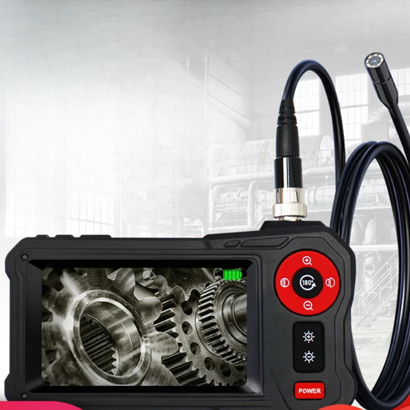 Visual endoscope high definition camera bendable automobile maintenance pipe detector