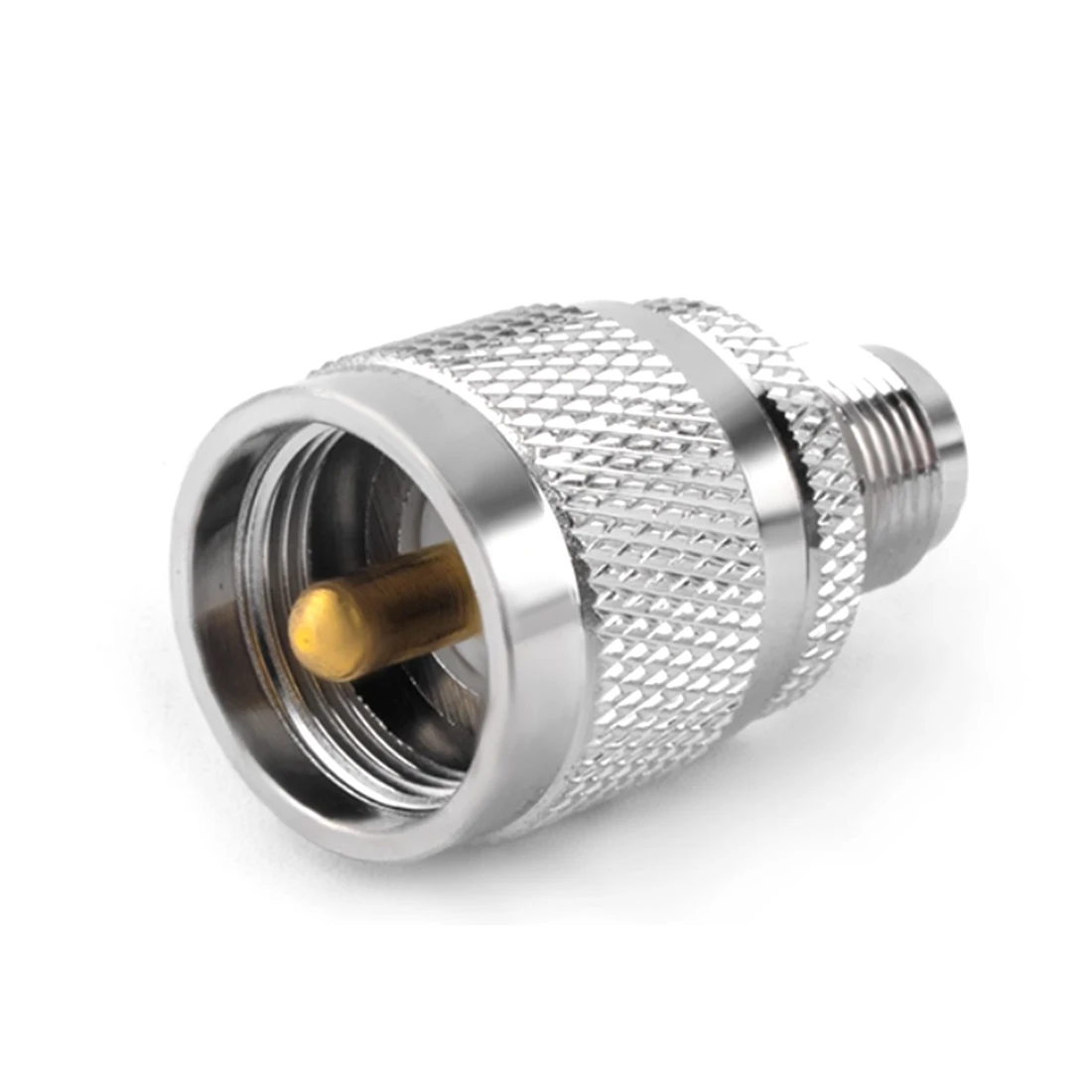 1pc TNC Female Jack to UHF Male PL259 RF Coax Adapter Convertor Straight Nickelplated Wholesale New