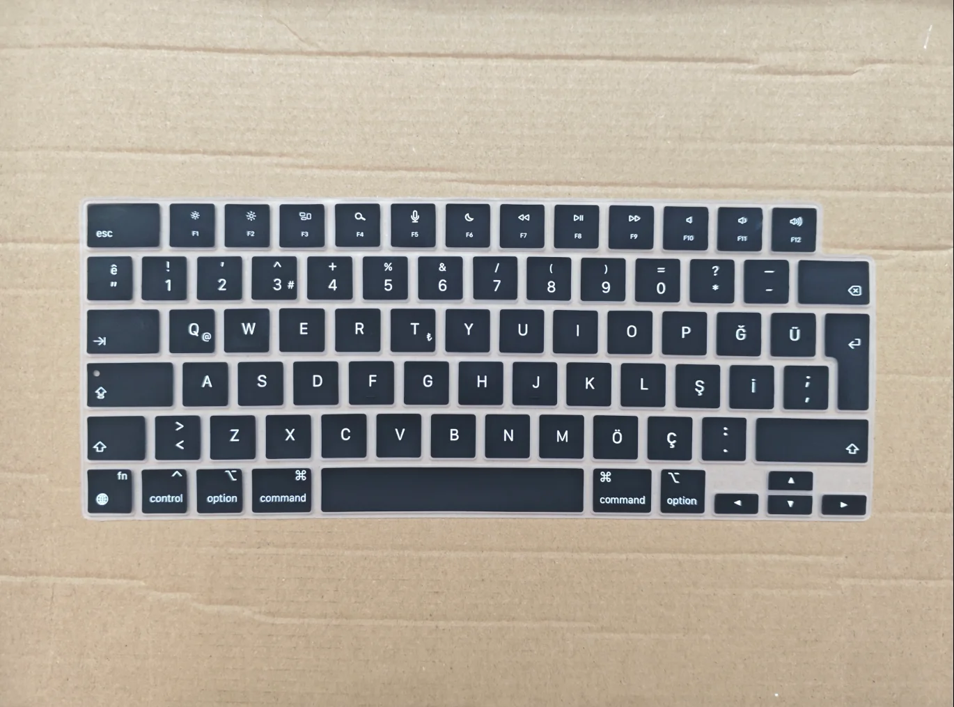 Türkçe Turkish for MacBook Air 13.6 15 inch M3 M2 & MacBook Pro 14 16.2 inch M3 M2 M1 Pro/Max 2025 2023 laptop Keyboard Cover