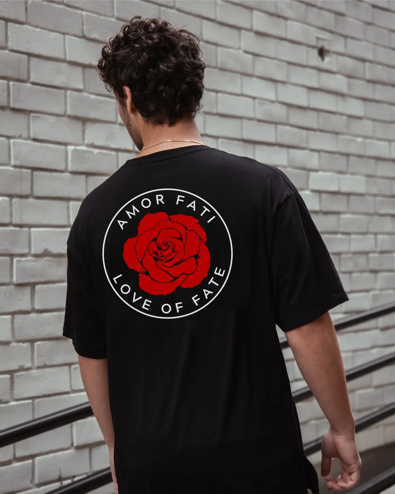 Amor Fati Love of Fate Rose Unisex T-shirt Friedrich