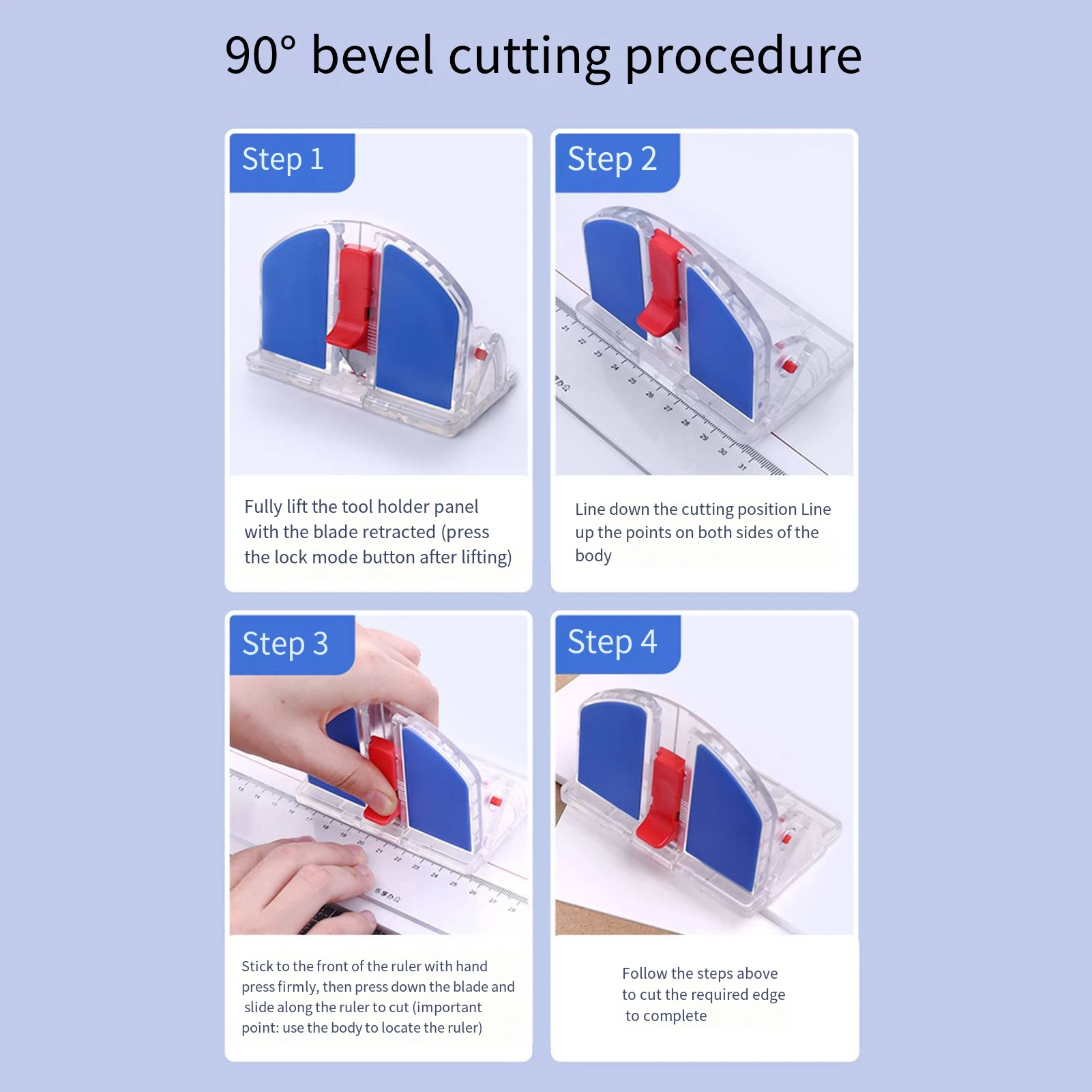 【Neu】KW-triO Papierschneider Desktop-Papierschneider 45 °   geneigte Oberfläche 90er °   Sicherheitsverschluss mit flacher Oberfläche. Design für Bastelfotos