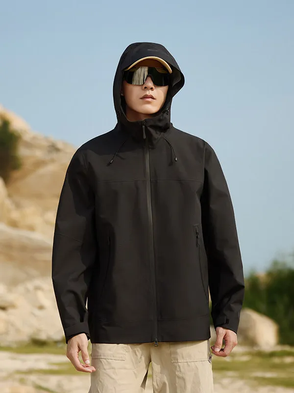 

ex Outdoor Workwear Jaet with Hood Heat Sed Polyester ell Cusizable Logo Design for Men And Women