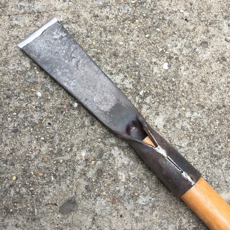 Spring Steel Flat Shovel, Agricultural Root-Cutting Chisel, Heavy-Duty Landscaping Pruning Shovel—Sharp and Durable