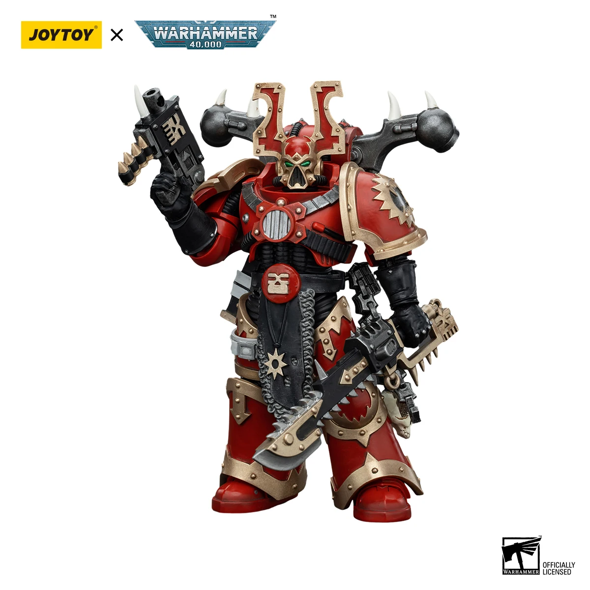 [Pre Sale] JOYTOY Warhammer 40K 1/18 Action Figure World Eaters Khorne Berzerker 7PCS Anime Figure Toys Model