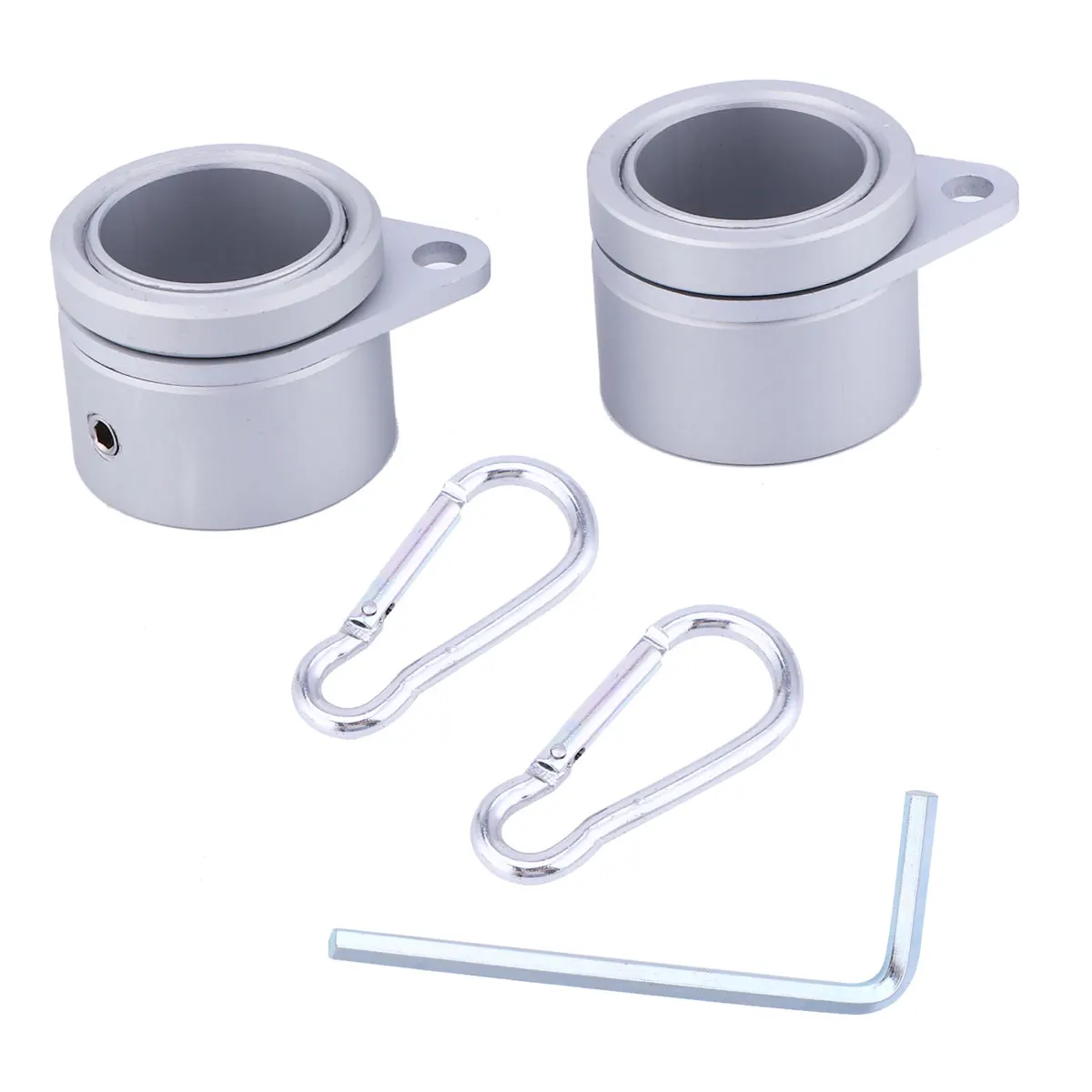 

Flagpole Swivel Ring Rotating Mount Metal Parts Outdoor Flag Accessories 360 Degree Design Prevent Spinning Pole Clip