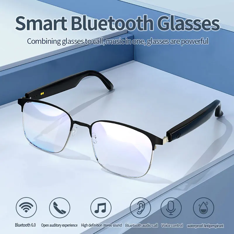 

Y06-11 New Intelligent AI Bluetooth Glasses UV Protection TWS Bluetooth Earphones Intelligent Gradient Sunglasses