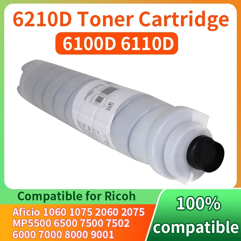1PC 6210 Toner Cartridge Compatible For Ricoh MP6001 6002 7001 7502 8001 9001 9002 6503 7503 9003 IM 7000 8000 9000 Toner Powder