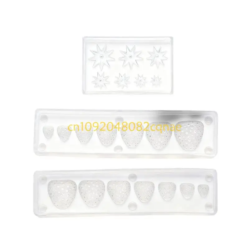 High Precisions Silicone Strawberry Mold For Resin Jewelry And Craft Projects