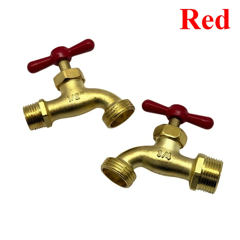 1PCS 1/2 X 3/4 Garden South American Style Zinc Alloy Faucet, 3/4 X 3/4 Zinc Alloy with Copper Plating Faucet