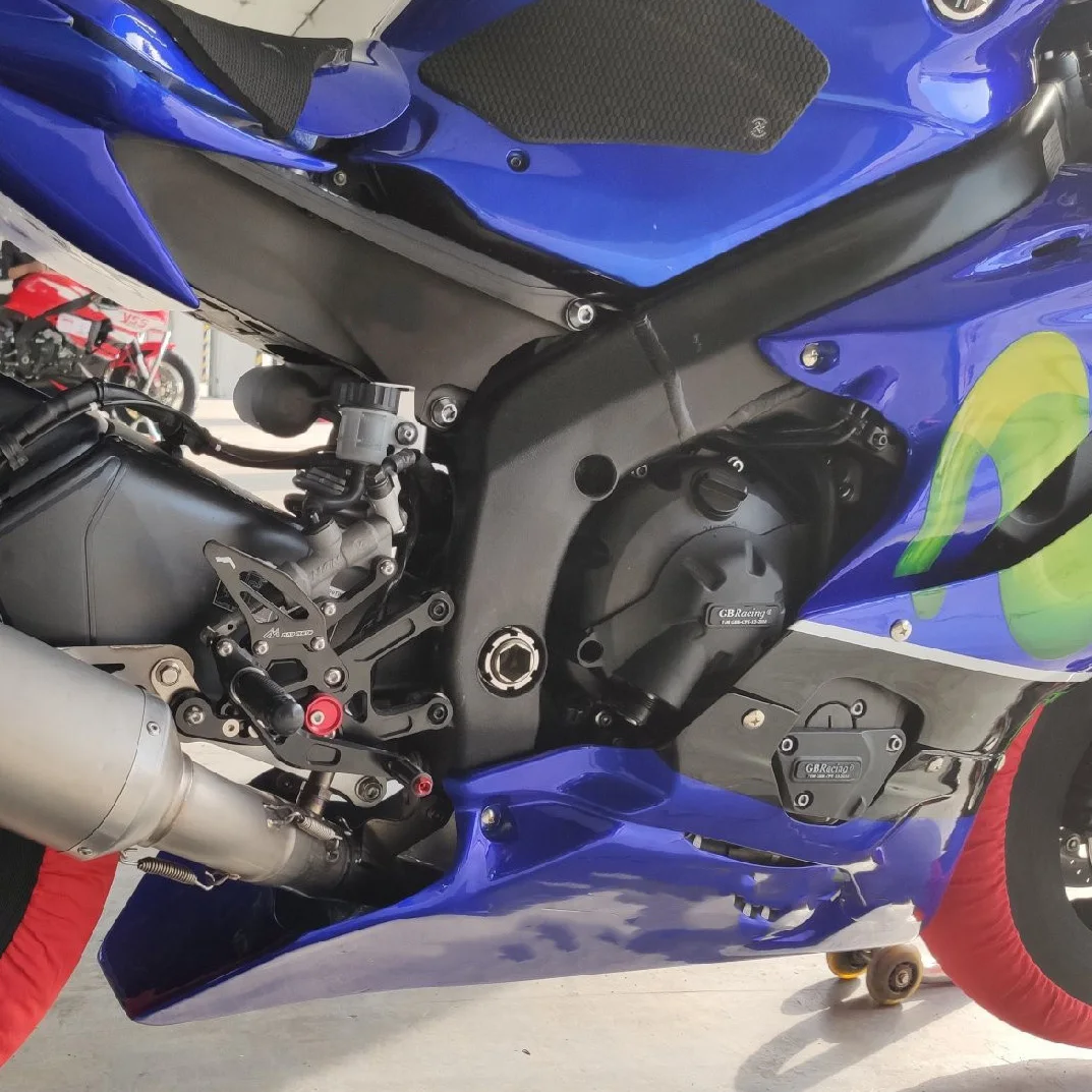 غطاء محرك الدراجات النارية لحافظة GB Racing YAMAHA R6-أغطية محرك حماية GB