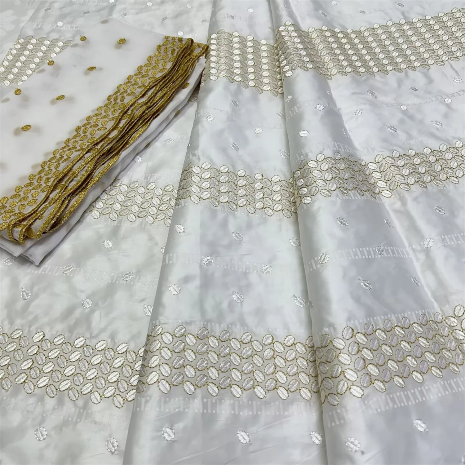 

Белые 1,6 м широкие ароматные салфетки Bazin Riche, африканская ткань «сделай сам», высокое качество, вышивка, африканская парча, нигерийская 5 + 2 ярда/лот