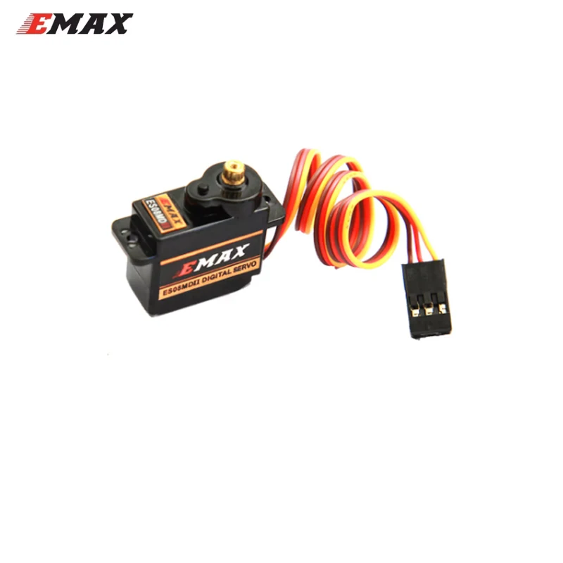 Emax-ミニメタルギア,高速,オリジナルデジタルサーボ,固定翼ドローン,es08mdii,es08md ii,12g, 2.4kg