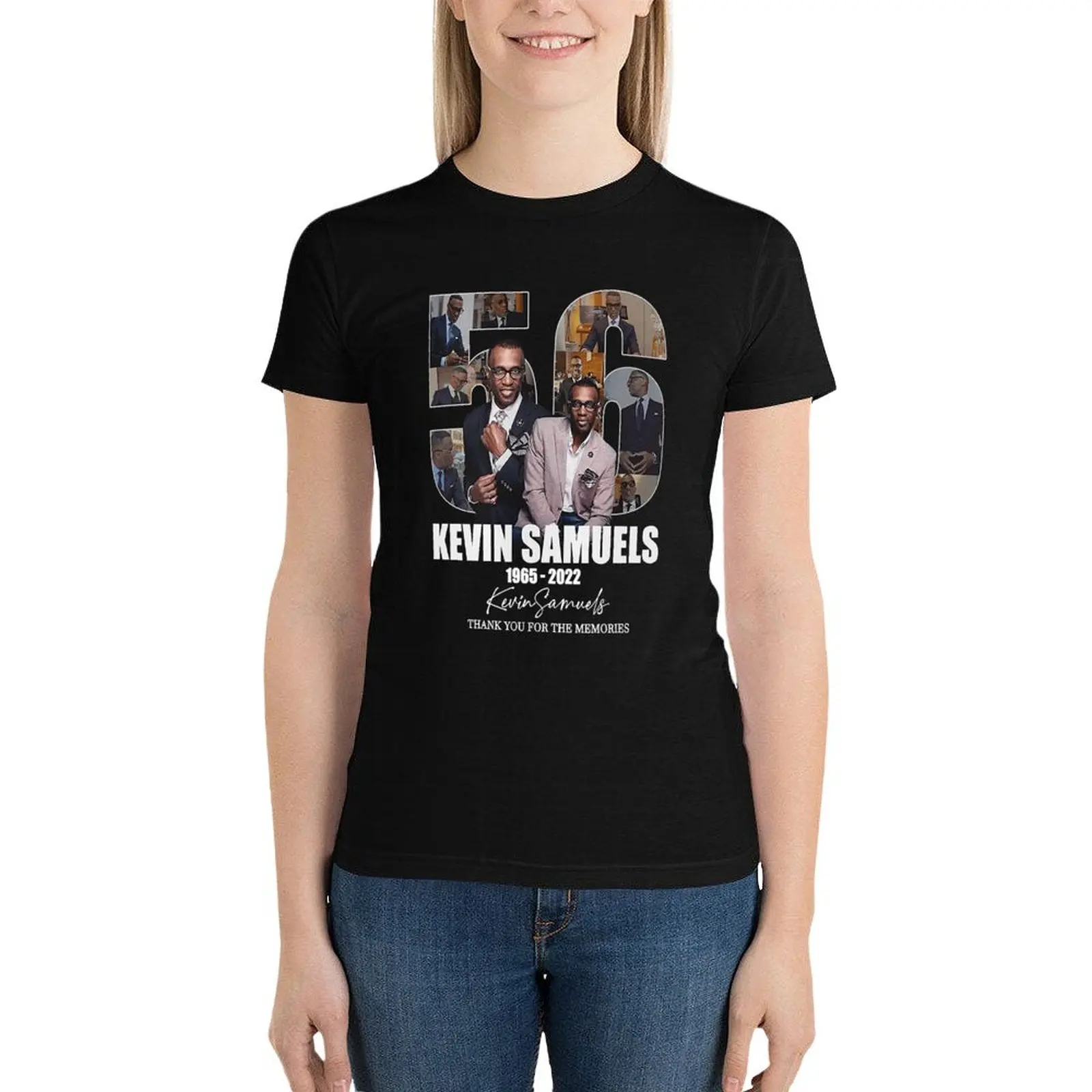 Signature Kevin Samuels 1965-2022 Rest in Peace T-Shirt vintage clothes tees female summer clothes cat shirts for Women