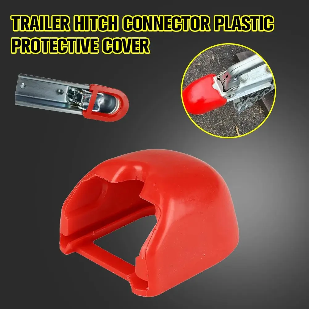 For Trailer RV Modification Connector Ball Cover Protective Cap Plastic Red Cap Parts Accessories for Caravan Campi