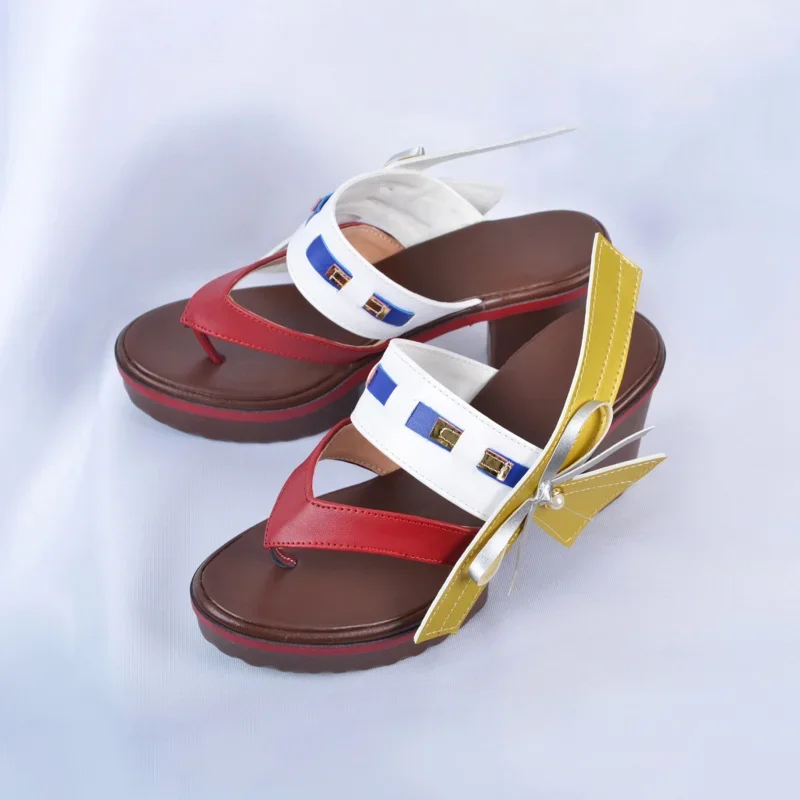 Game Genshinimpact Yae Miko Guuji Yae Cosplay Sandals Anime High Very Female Platform Fashion Casual Cute Cos Fashion Shoes