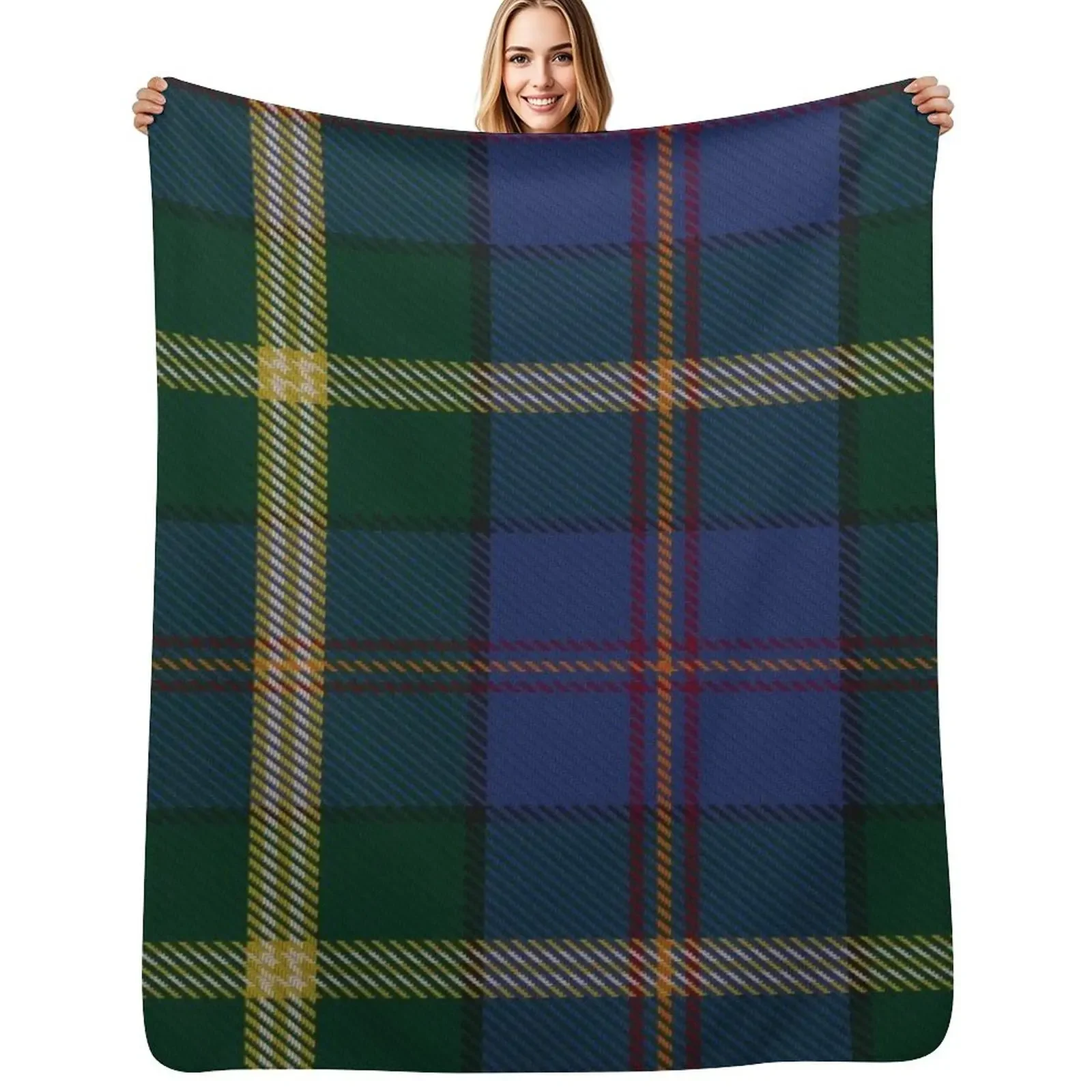 

MacAnnie Washabuck tartan Throw Blanket Decorative Sofas Designers Flannels Blanket