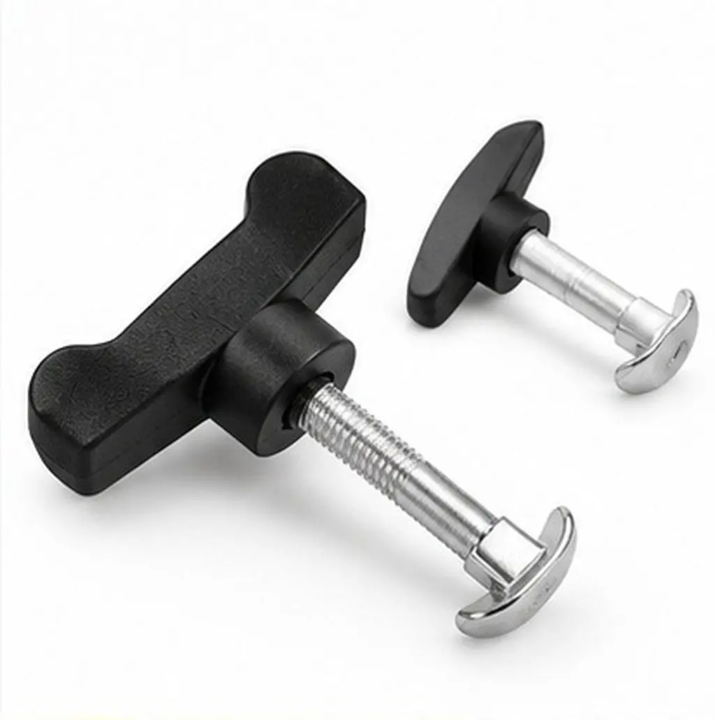 2Sets Replacement T-Handle Bolts Nuts for Lawn Mower Handle Universal Wing Knobs Compatible 689-00600 106-4161 92-22602