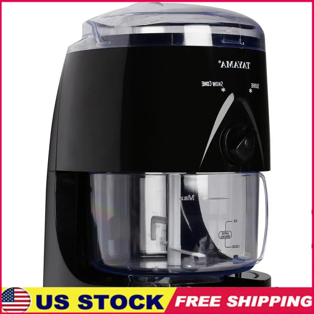 

Shaved Ice Machine Electric Ice Shaver Snow Cone Maker Fun Fast Easy Slushies Icy Treats Dishwasher Safe