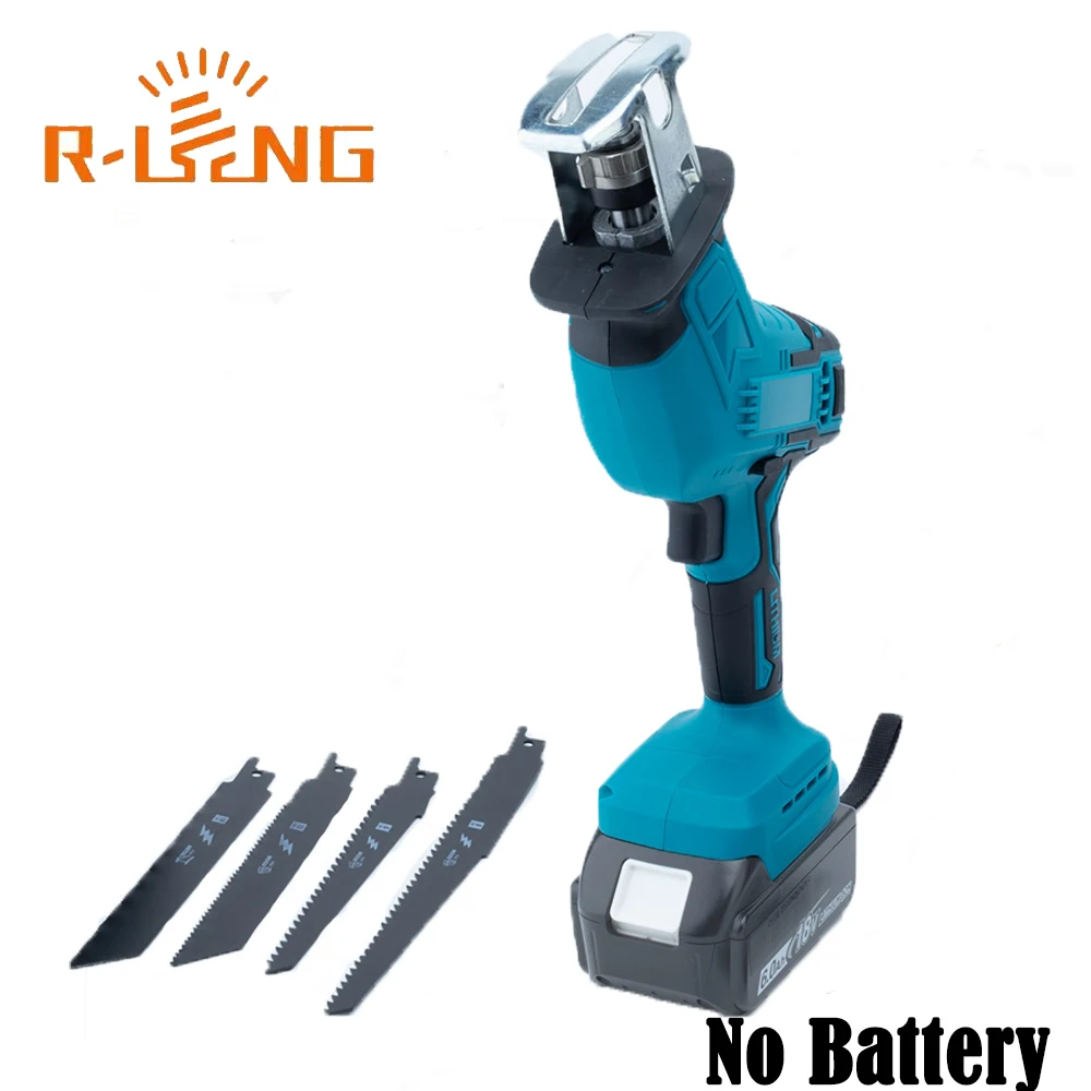 Cordless Reciprocating Saw For Makita 18V LXT Lithium Battery Cutting Saber Saw Wood Metal Pipe Cutting Tools （No Battery）