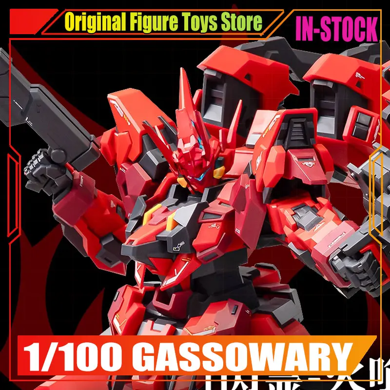 

1/100 Estailev Cassowary Exceed Type Red Shining Series Pre Assembled Action Figure Detachable Parts Assembly Model Toy Boy Gift