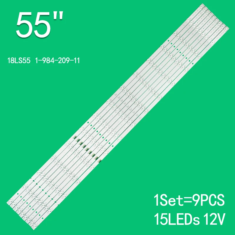 LED Backlight Strip For SONY KD-55X9500G KD-55X9000F KD-55XH9077 KD-55XF9005 KD-55XF4005 18LS55 1-984-209-11