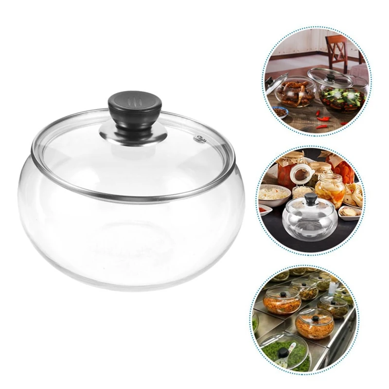 Glass Containers Household Pickle Jar For Food Terrarium Vegetable Jar Home Fermenting Jar