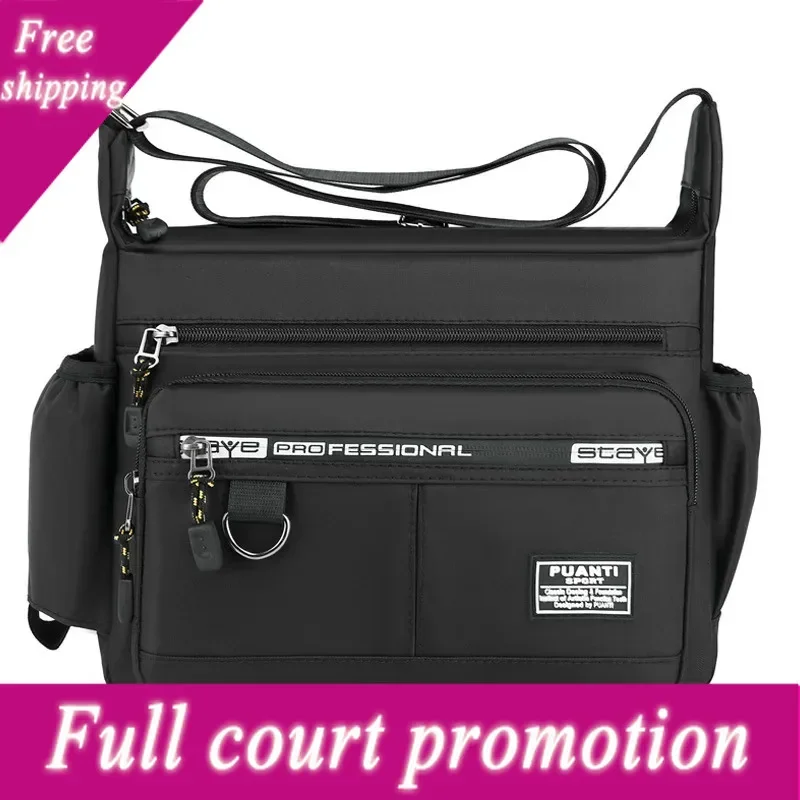 Men's Shoulder Large Capacity Leisure Lightweight Business Oxford Simple Crossbody Bag