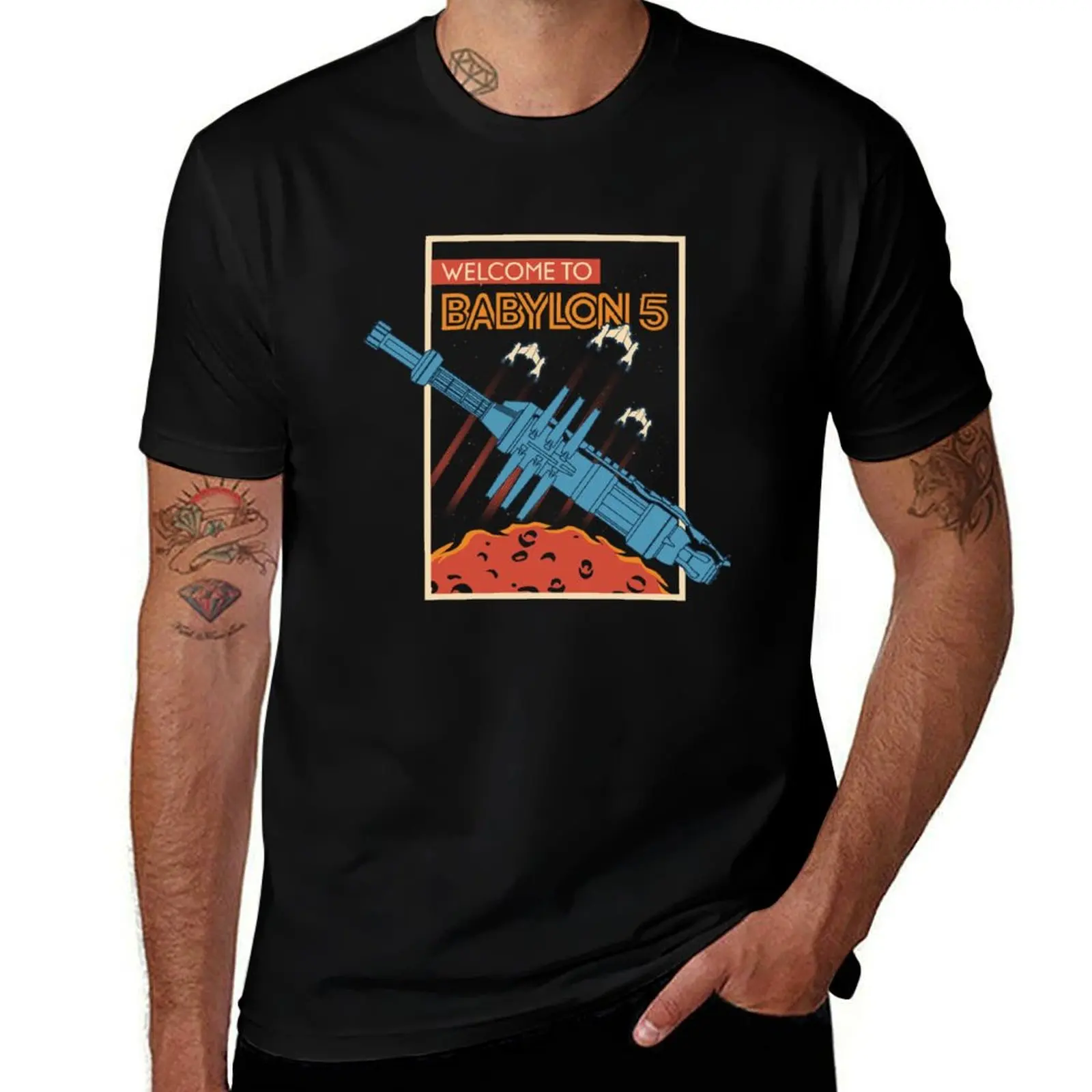 

Babylon 5 T-Shirt t shirts cotton 100% man t shirt luxury T-Shirt
