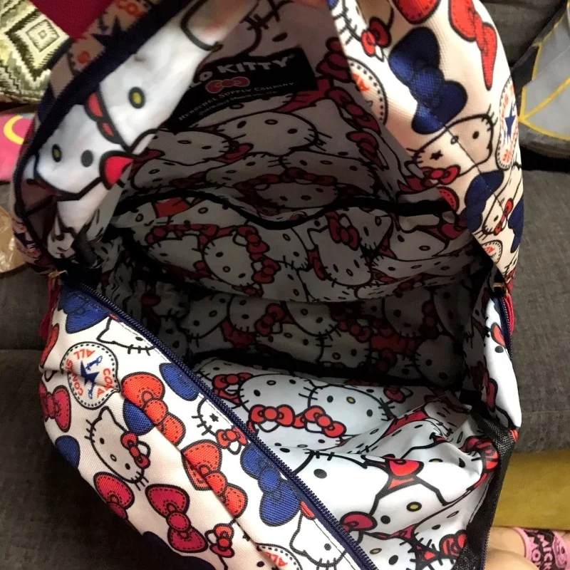 Sanrio Mymelody Kuromi Cinnamoroll mochila escolar para niña, versión coreana, mochila de estudiante Ins, mochila de viaje de gran capacidad