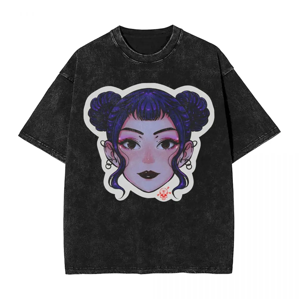 

Zoey Huntrix Kpop Demon Hunters T Shirt Hip Hop T Shirts Short Sleeve Vintage Tops Summer Casual O-Neck Big Size Tees