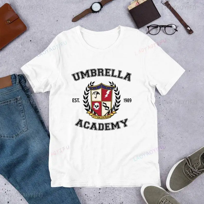 Classic The Umbrella Academy Movie Man Printed T-shirt Creative Cool Woman Summer High Quality Cotton T Shirt Ropa Hombre