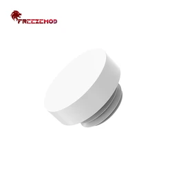 Freezemod PC Water Tank Smooth Plug White POM Water Stop Lock for Heat Dissipation And Cooling Fitting HDT-PO2
