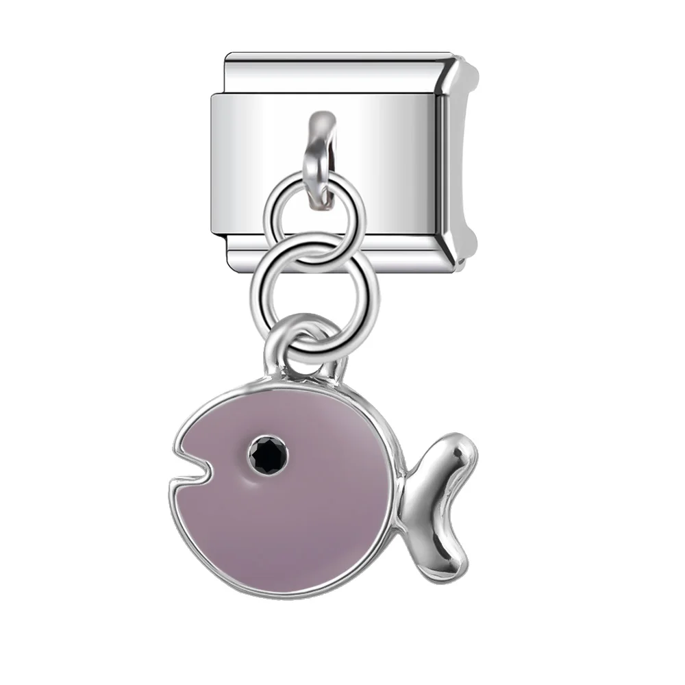 Trusta-2025-Letter-Fish-Dinosaur-Italian-Links-9mm-Bracelet-Stainless-Steel-for-Girls-Birthday-Gift-DIY-Jewelry-Wholesale-N436