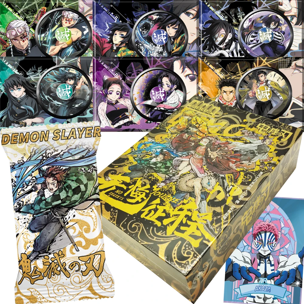 

Demon Slayer Collection Cards Agatsuma Zenitsu Kamado Tanjirou AnimeCharacter Exclusive Cool Grating Skill Cards Birthday Gifts