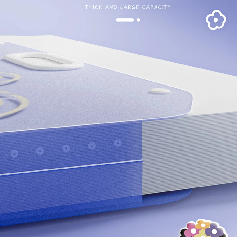 New 4K Storage Clip 8k Portable Storage Bag Paintings PP Folder