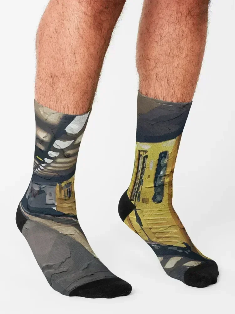 Untergrundbahn Socks cartoon tennis Stockings man gift Socks Man Women's