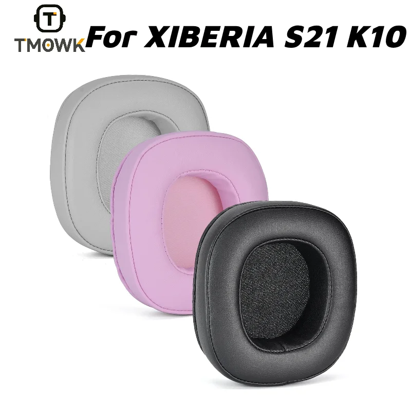 For XIBERIA S21 K10 Earpads Protein Leather Ear Pads Soft Memory Foam Ear Cushion Gaming Headset Replacement Repair Parts