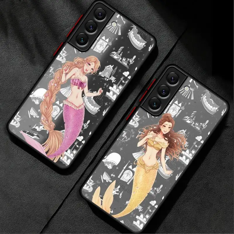 phone cases for Samsung Galaxy S23 Ultra case S20 9 S24 S21 FE Note20 S10 S22 10 Luxury Cover funda Disney Comics Cute Princess