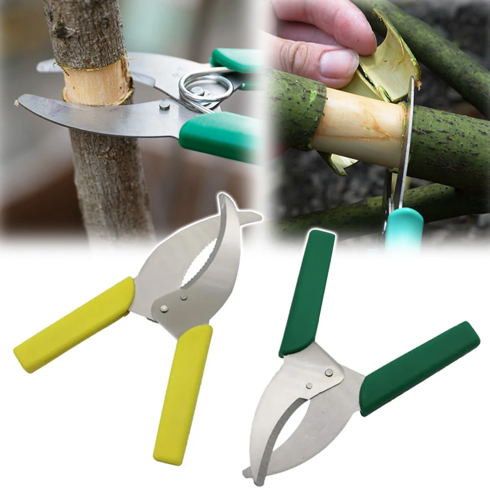 Grafting Cutting Tool Garden Ring Shape Grafting Cutter Shears Orchard Fruit Tree Peeling Bark Stripping Cutting Knife