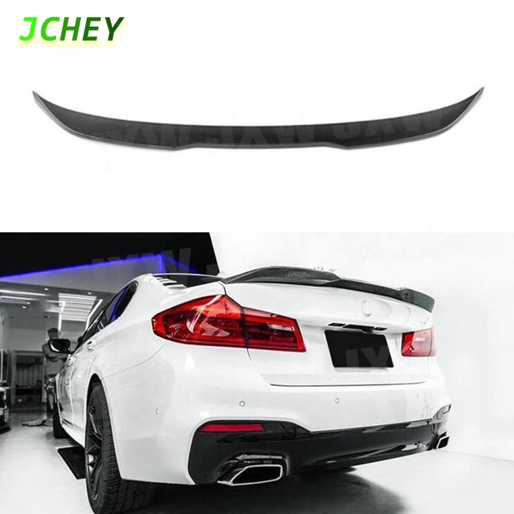 

JCHEY углеродное волокно для BMW 5 серии G30 F90 M5 седан 2017-2019, задний спойлер-качка, FRP, задние крылья, комплекты кузова автомобиля